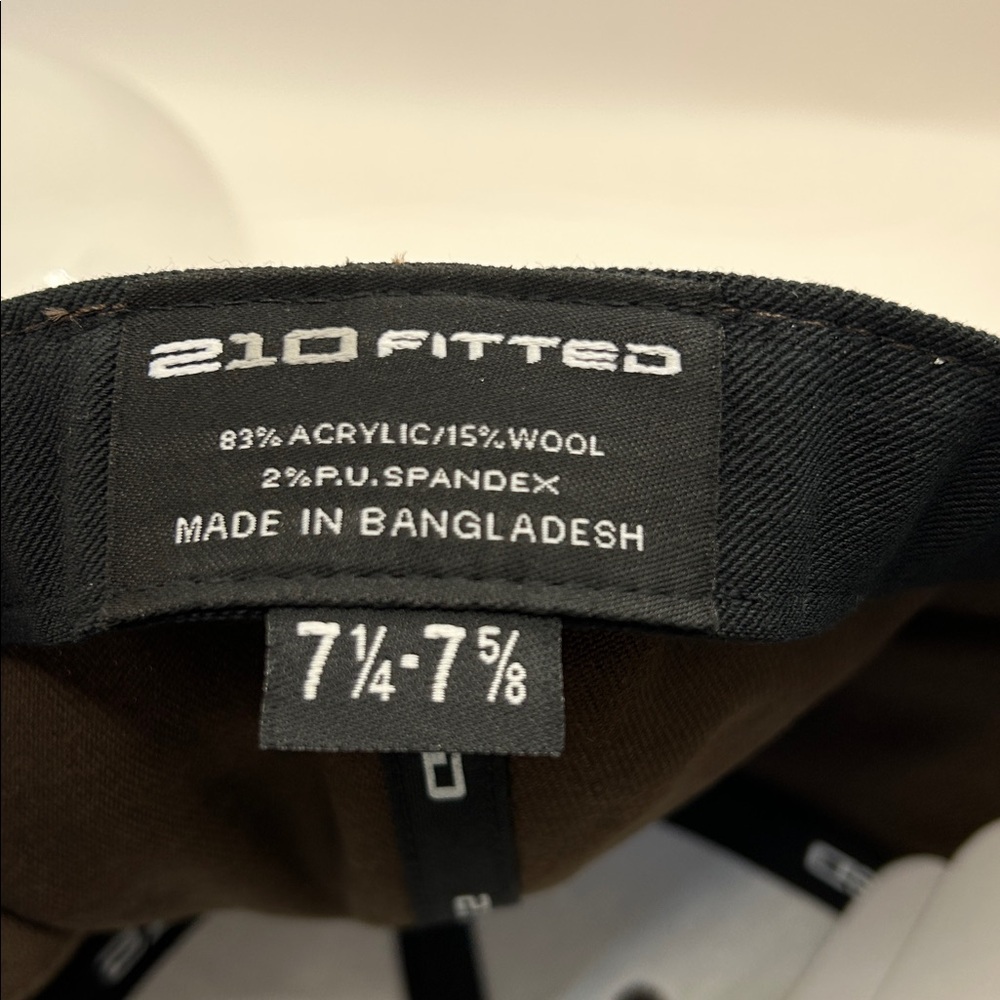 Brown Fitted baseball Cap. Brand new.  Never worn - Picture 8 of 14